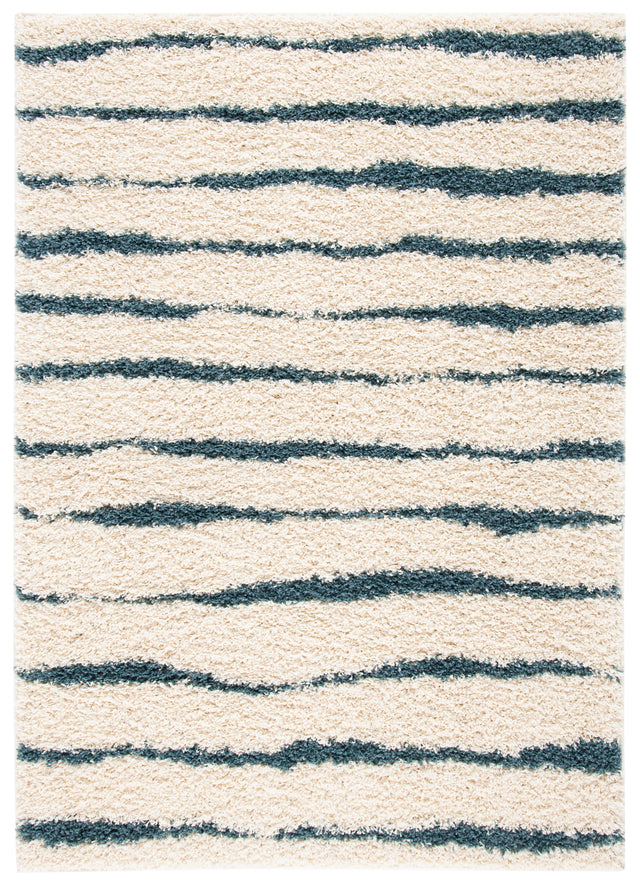 Safavieh Venus Shag Vns603K Turquoise/Ivory Rug.