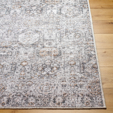 Surya Vinny Vny-2309 Light Gray, Black, Amber, Light Beige, Gray, White Rug.