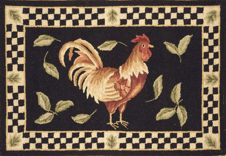 Safavieh Vintage Posters Vp320A Black/Ivory Rug.