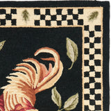 Safavieh Vintage Posters Vp320A Black/Ivory Rug.