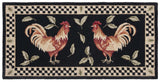 Safavieh Vintage Posters Vp320A Black/Ivory Rug.