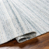 Surya Verna Vra-2301 Cream, Blue, Black Rug.