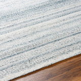 Surya Verna Vra-2301 Cream, Blue, Black Rug.