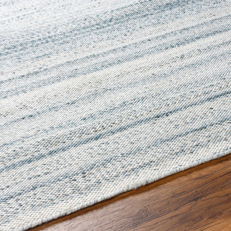 Surya Verna Vra-2301 Cream, Blue, Black Rug.