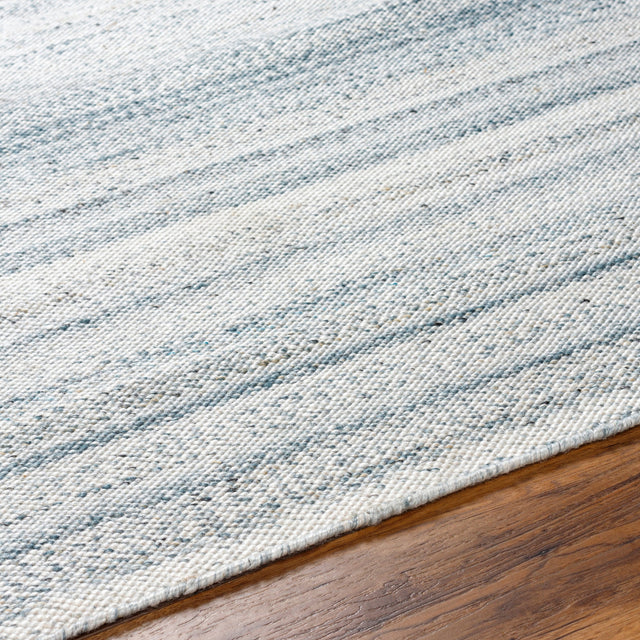 Surya Verna Vra-2301 Cream, Blue, Black Rug.