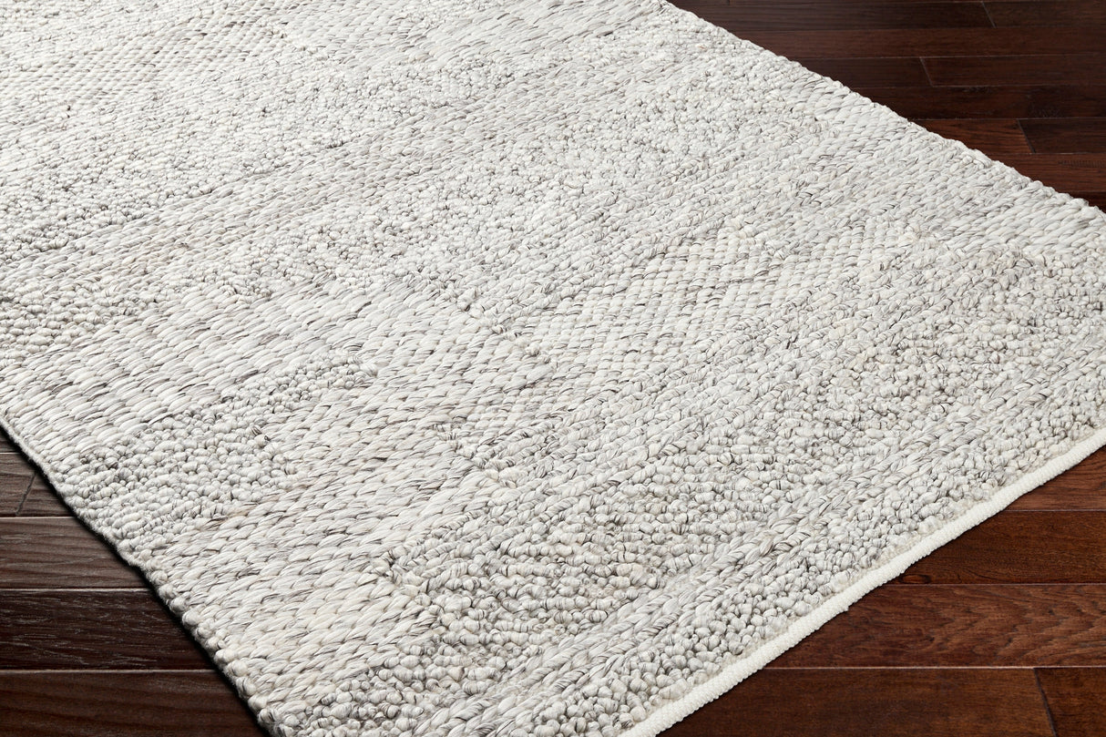 Surya Vesta Vst-2300 Pale Slate, Light Grey, Sterling Grey, Light Silver, Metallic - Silver, Pewter Rug.