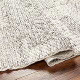 Surya Vesta Vst-2300 Pale Slate, Light Grey, Sterling Grey, Light Silver, Metallic - Silver, Pewter Rug.