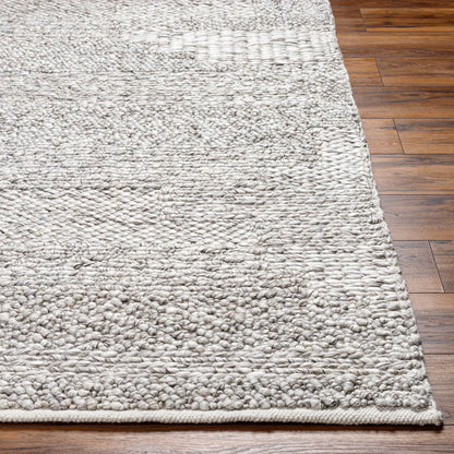 Surya Vesta Vst-2300 Pale Slate, Light Grey, Sterling Grey, Light Silver, Metallic - Silver, Pewter Area Rug