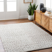 Surya Vesta Vst-2303 Light Grey, Sterling Grey, Light Silver Area Rug