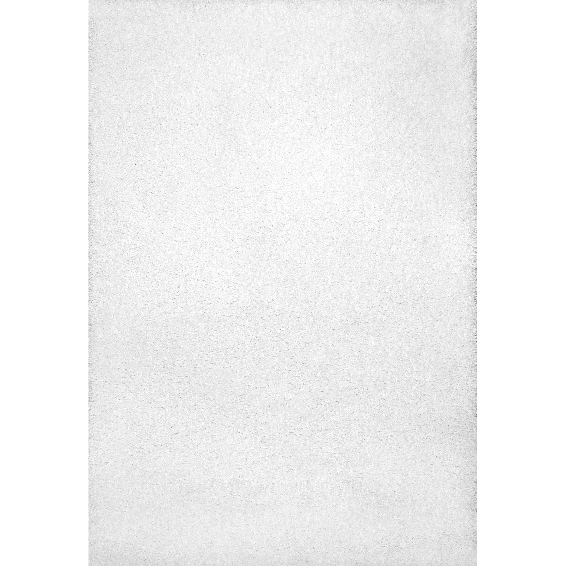 Nuloom Haisley Casual Shag Ozus01A White Area Rug