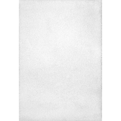 Nuloom Haisley Casual Shag Ozus01A White Area Rug