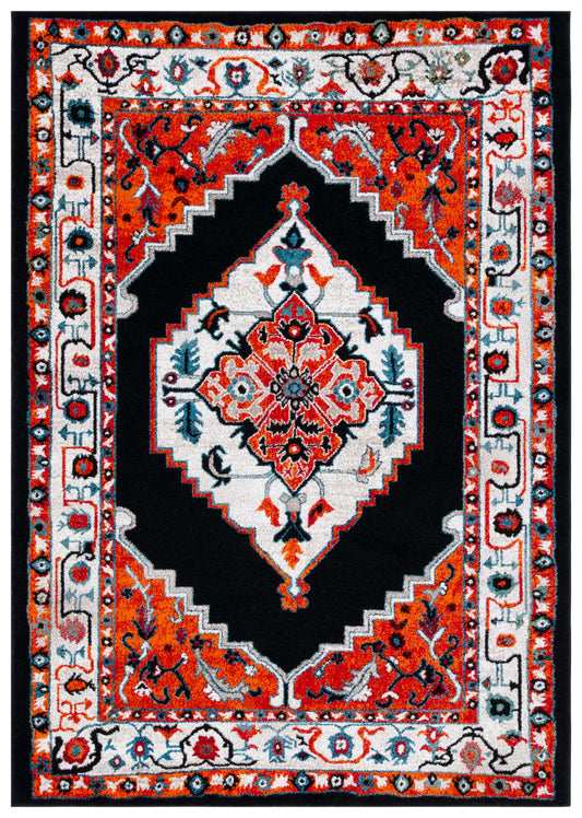 Safavieh Vintage Hamadan Vth225P Red/Black Area Rug