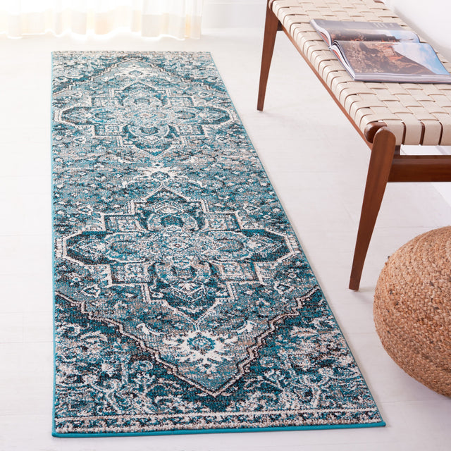 Safavieh Vintage Hamadan Vth226J Blue/Ivory Rug.