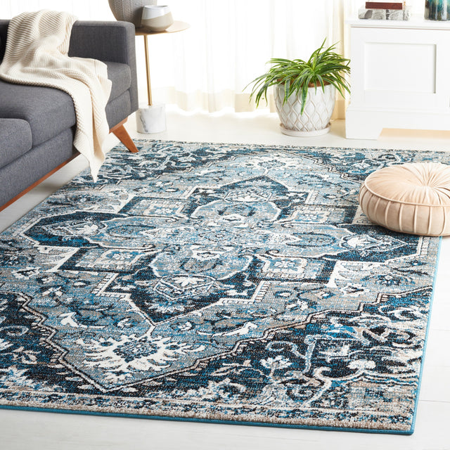 Safavieh Vintage Hamadan Vth226J Blue/Ivory Rug.