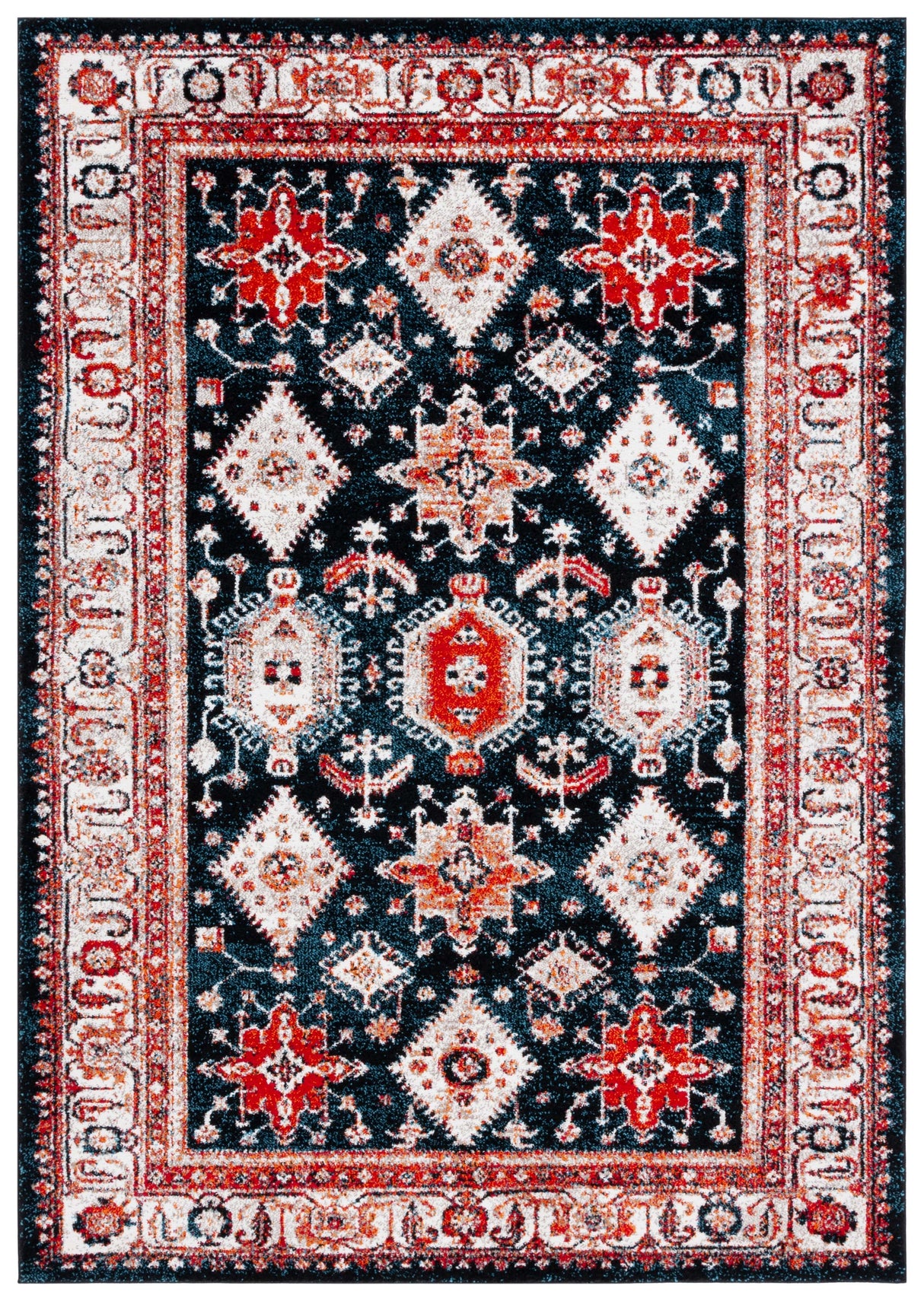 Safavieh Vintage Hamadan Vth227A Ivory/Blue Rug.