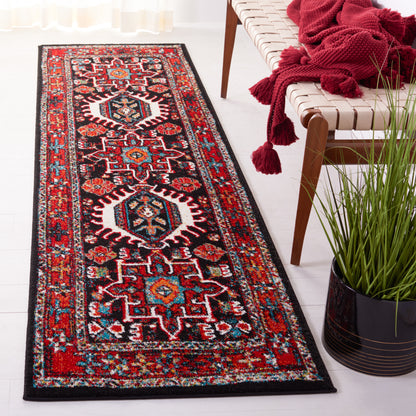 Safavieh Vintage Hamadan Vth229P Red/Black Area Rug