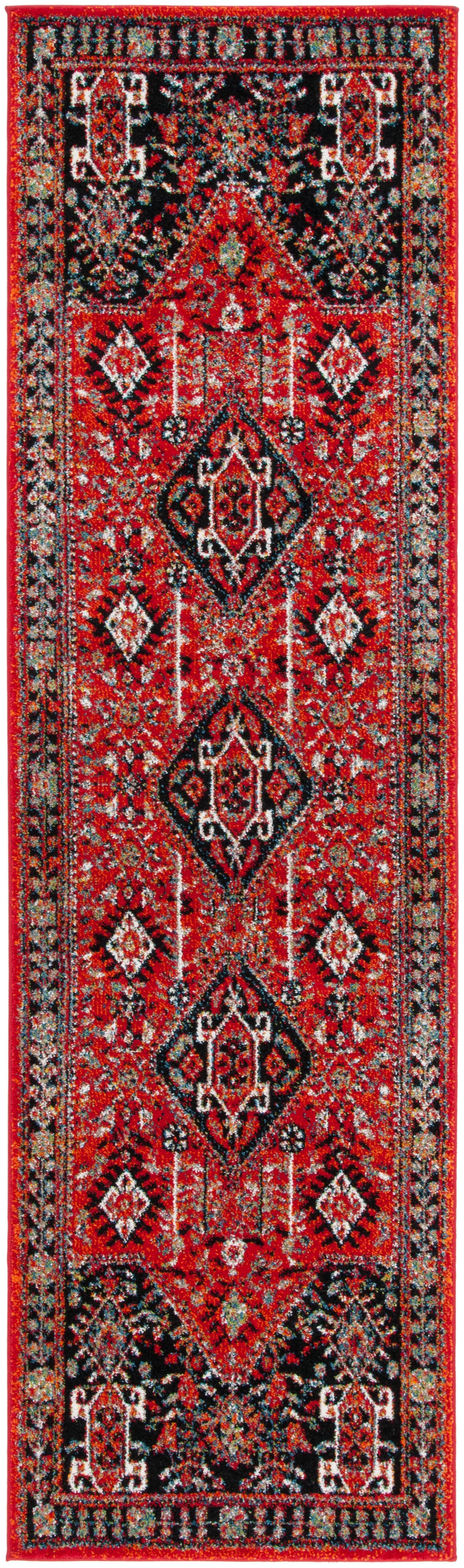 Safavieh Vintage Hamadan Vth230P Red/Black Area Rug