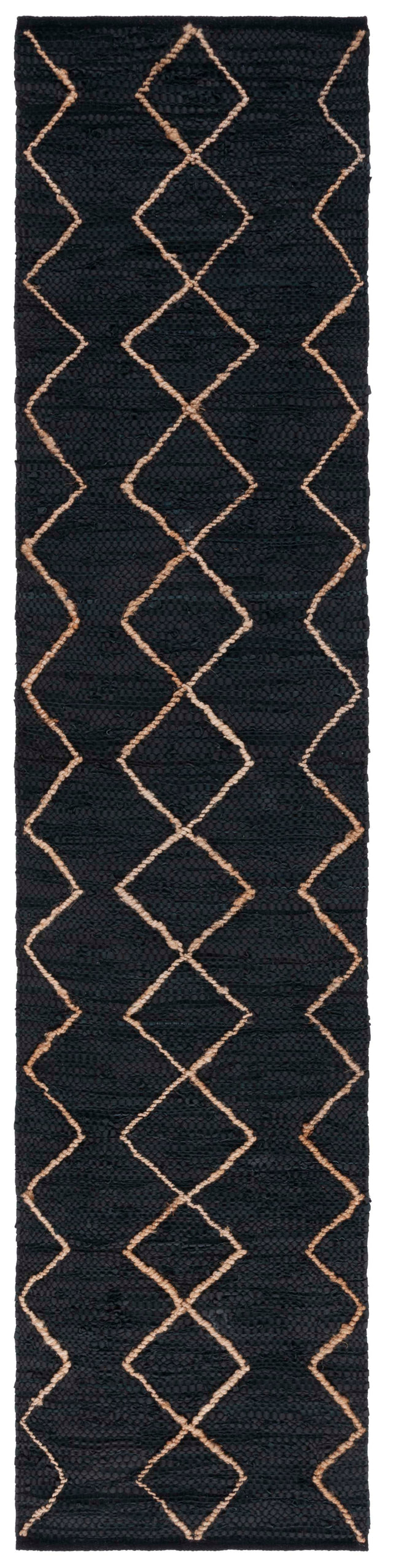 Safavieh Vintage Leather Vtl801Z Black/Natural Rug.