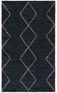 Safavieh Vintage Leather Vtl801Z Black/Natural Area Rug