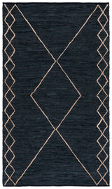 Safavieh Vintage Leather Vtl802Z Black/Natural Rug.