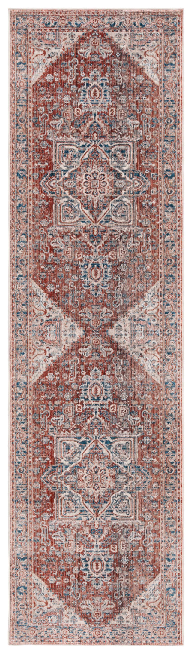 Safavieh Vintage Persian Vtp426P Rust/Navy Rug.