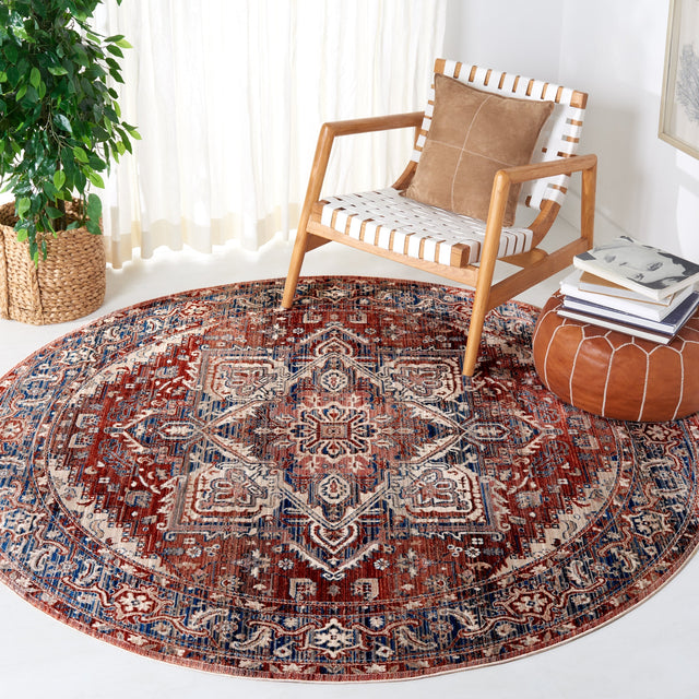 Safavieh Vintage Persian Vtp426P Rust/Navy Rug.