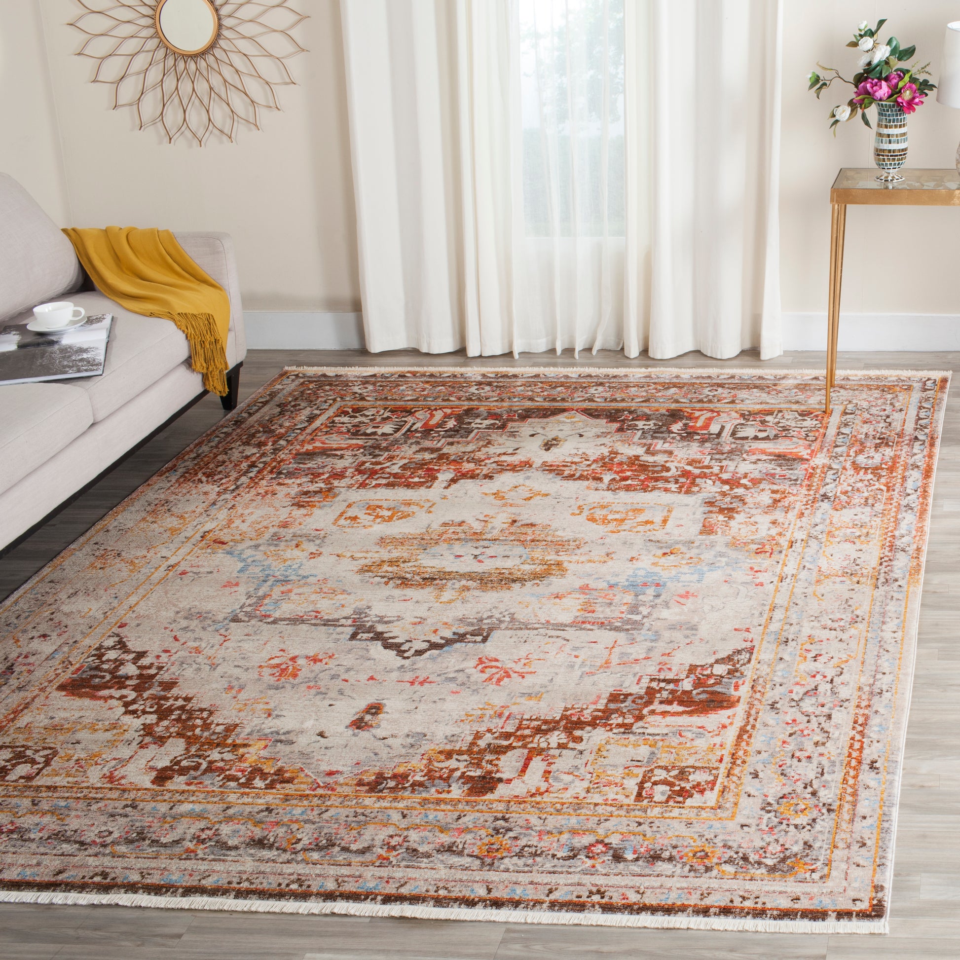 Safavieh Vintage Persian Vtp438A Cream/Multi Area Rug