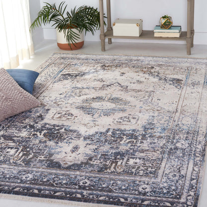 Safavieh Vintage Persian Vtp438M Ivory/Blue Area Rug