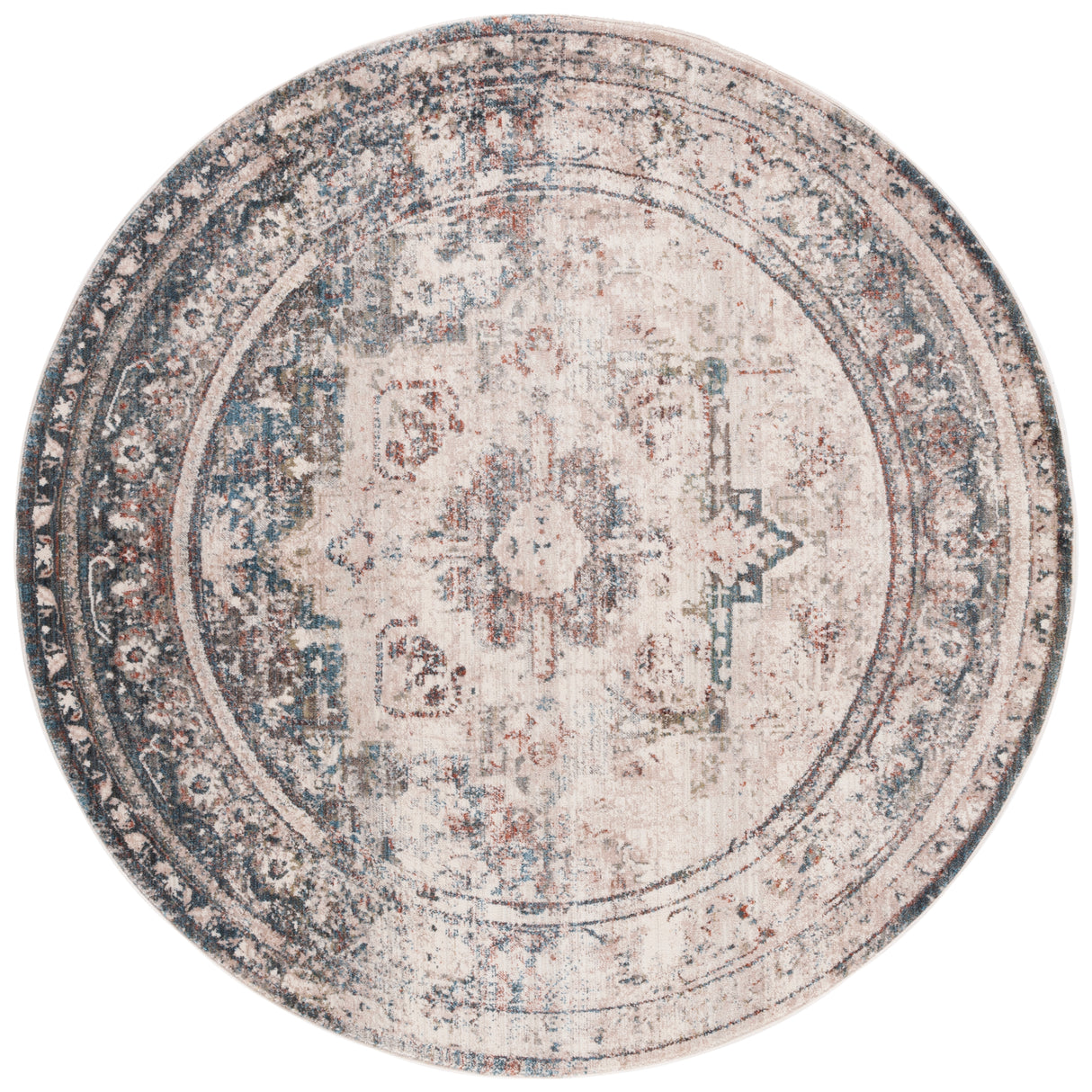 Safavieh Vintage Persian Vtp438Y Ivory/Green Rug.
