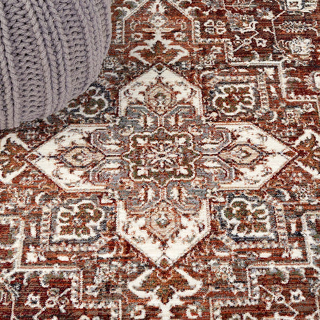 Safavieh Vintage Persian Vtp611Q Red/Ivory Rug.