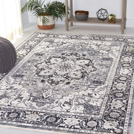 Safavieh Vintage Persian Vtp621N Navy/Ivory Rug.