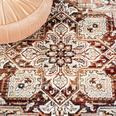 Safavieh Vintage Persian Vtp621Q Red/Ivory Rug.