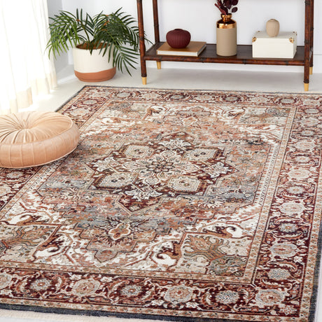 Safavieh Vintage Persian Vtp621Q Red/Ivory Rug.