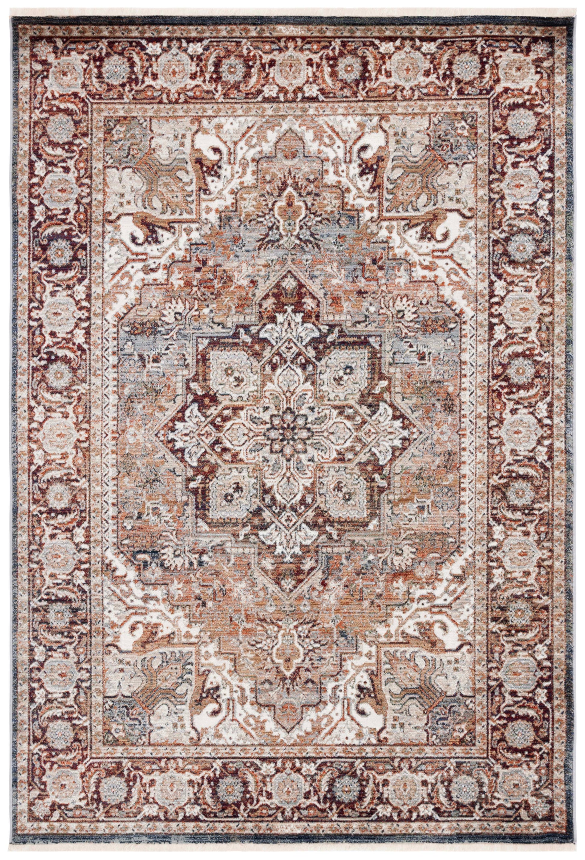 Safavieh Vintage Persian Vtp621Q Red/Ivory Area Rug