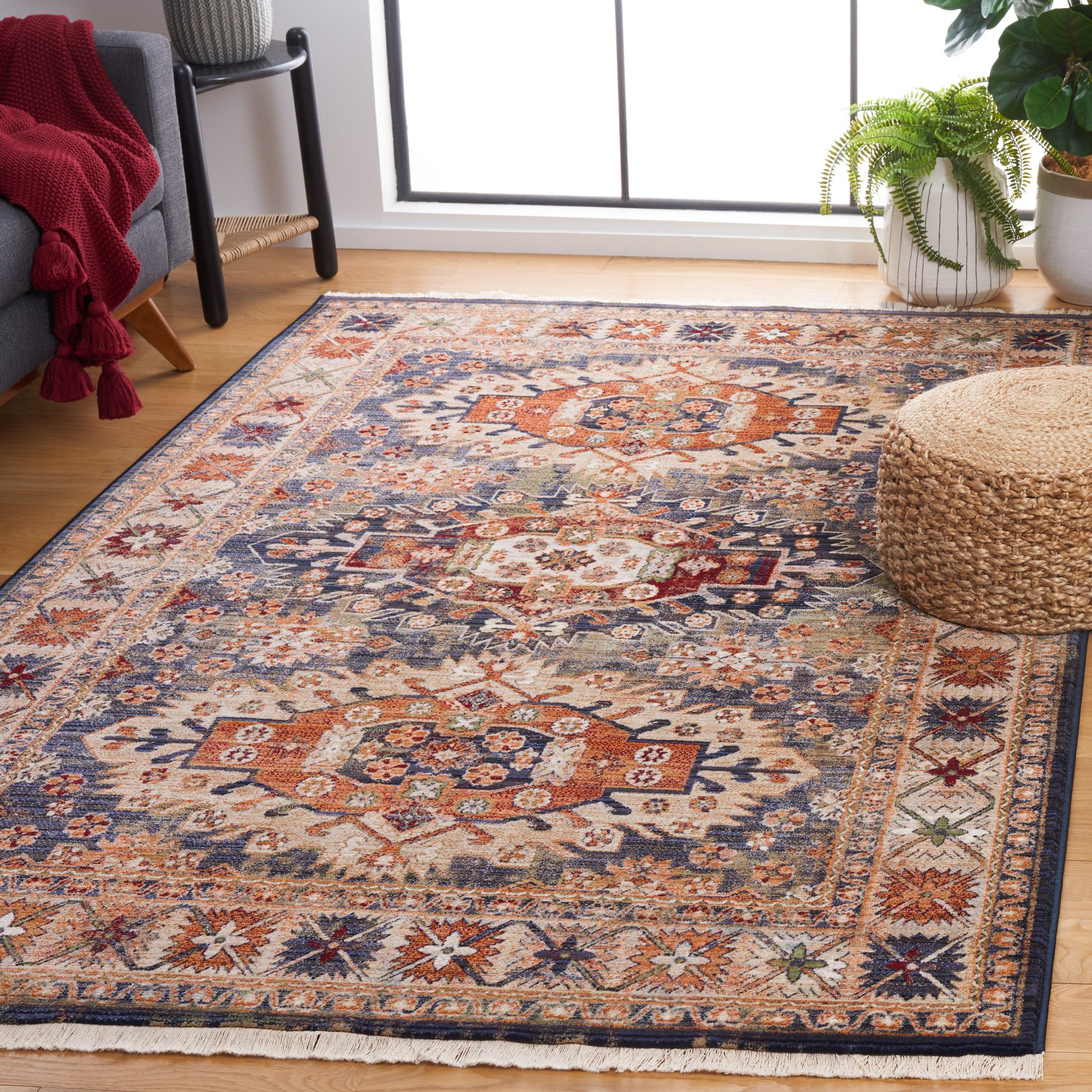 Safavieh Vintage Persian Vtp645A Cream/Rust Area Rug