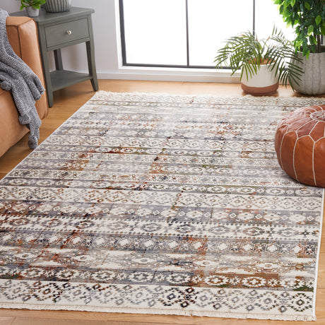 Safavieh Vintage Persian Vtp660A Ivory/Rust Rug.