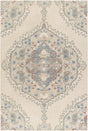 Surya Vivianne Vve-2302 Ivory, Dusty Sage, Rust, Dark Blue Rug.