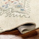 Surya Vivianne Vve-2302 Ivory, Dusty Sage, Rust, Dark Blue Rug.