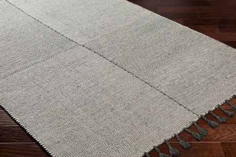 Surya Vivian Vvi-2302 Off-White, Charcoal Rug.