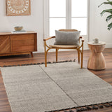 Surya Vivian Vvi-2302 Off-White, Charcoal Rug.