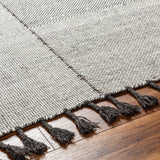 Surya Vivian Vvi-2302 Off-White, Charcoal Rug.