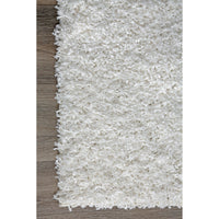 Nuloom Gwenyth Solid Shag Ozus02A White Area Rug