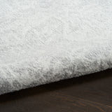 Nourison Astra Machine Washable ASW12 Machine Made Grey Rug