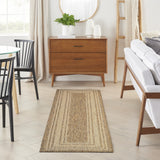 Nourison Horizon Indoor/Outdoor HOZ03 Natural Contemporary Area Rugs