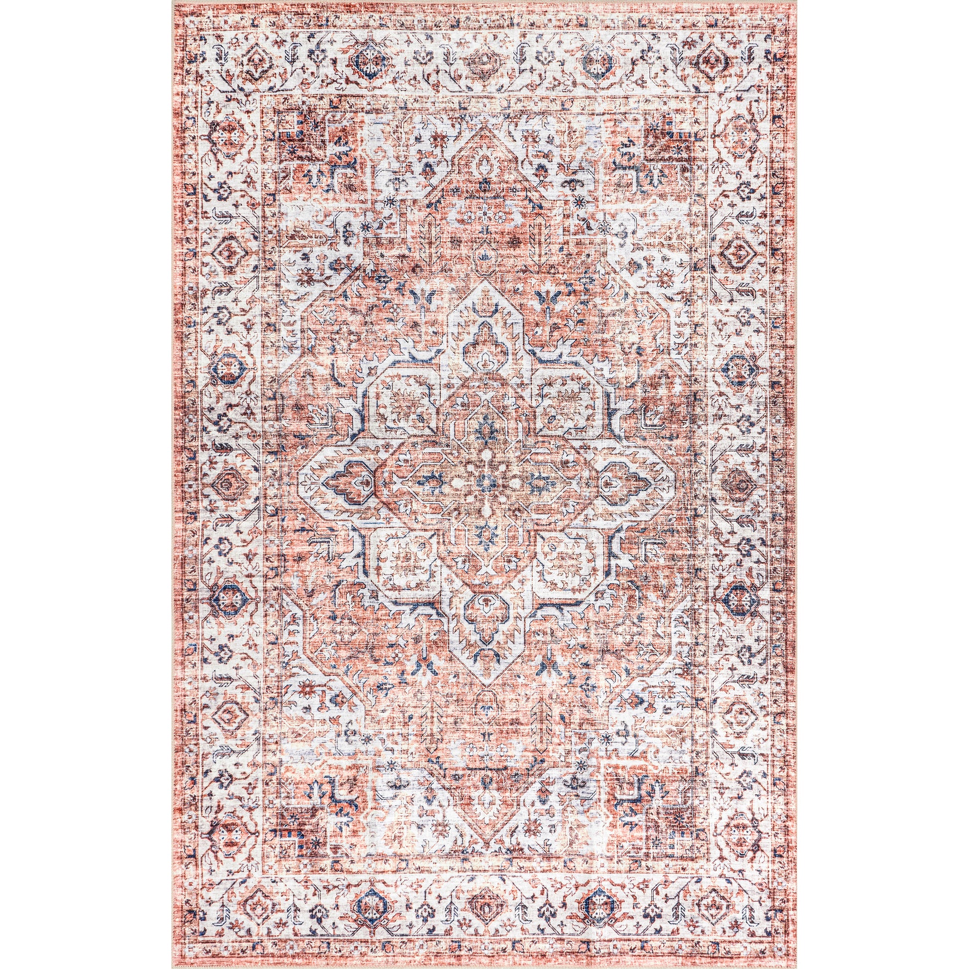 Nuloom Ama Persian Hjth10A Rust Area Rug