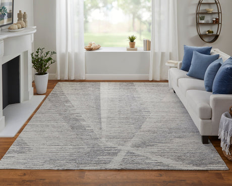 Feizy Brighton Bri69Chf Ivory/Taupe/Silver Rug.