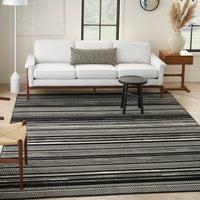 Nourison Grafix Grf41 Black White Area Rug