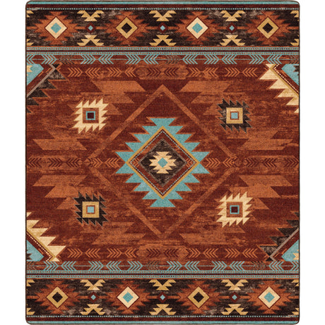 American Dakota Whisky River Rust Rug