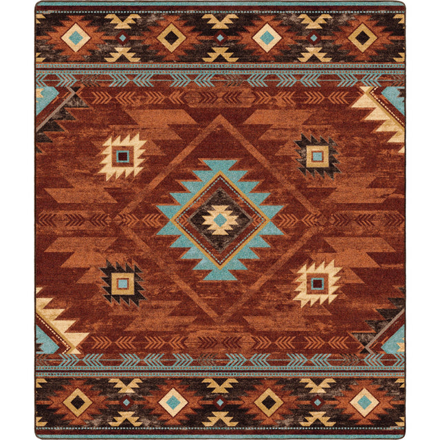 American Dakota Whisky River Rust Rug