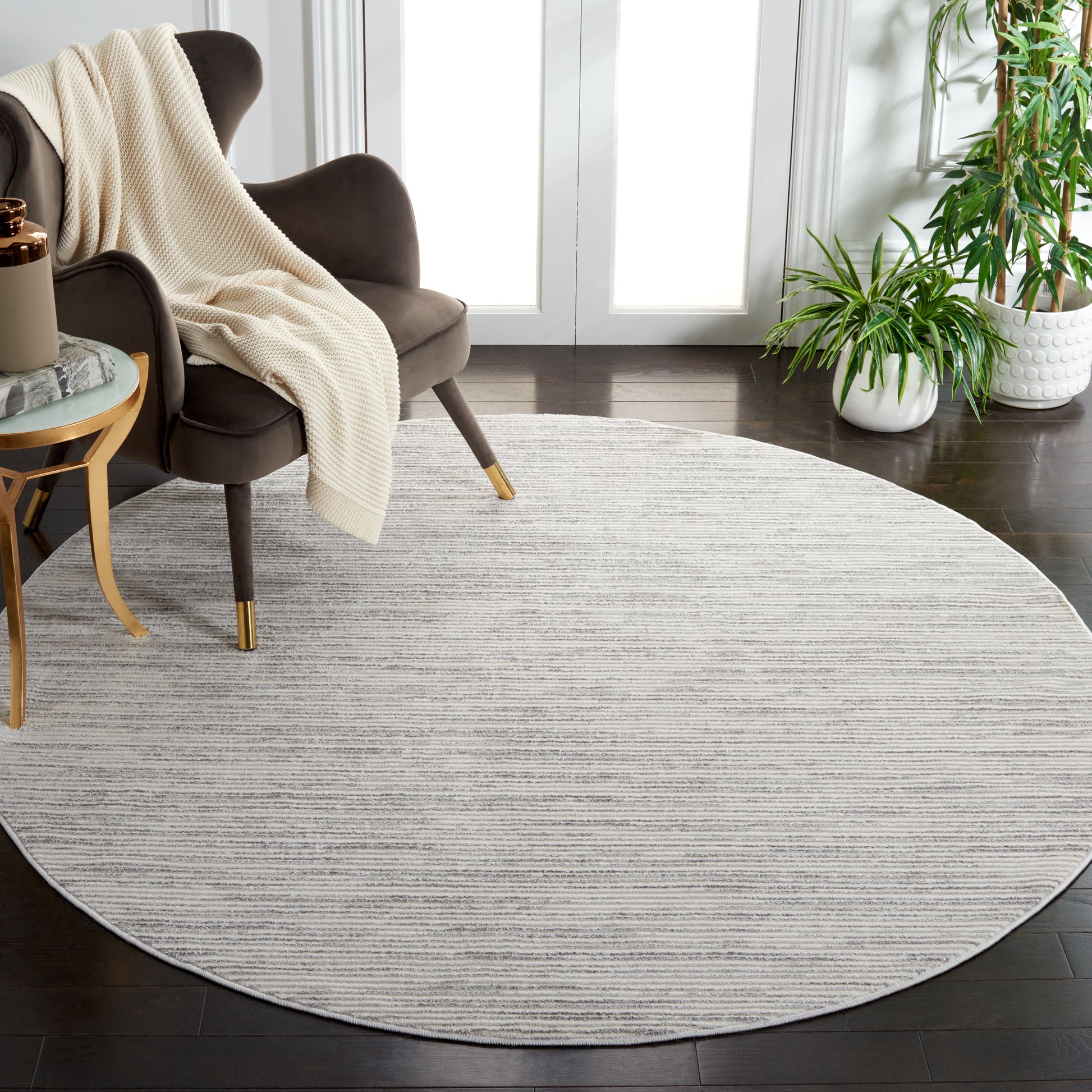 Safavieh Whisper Whs565F Light Grey/Ivory Area Rug